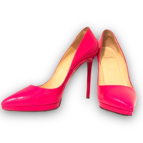 Christian Louboutin Patent Pigalle Plato 120 Pumps Size 41EU